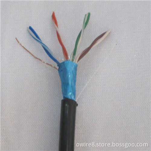 23AWG bare copper FTP cat6 LAN cable, pass fluke test from cable manufacturer